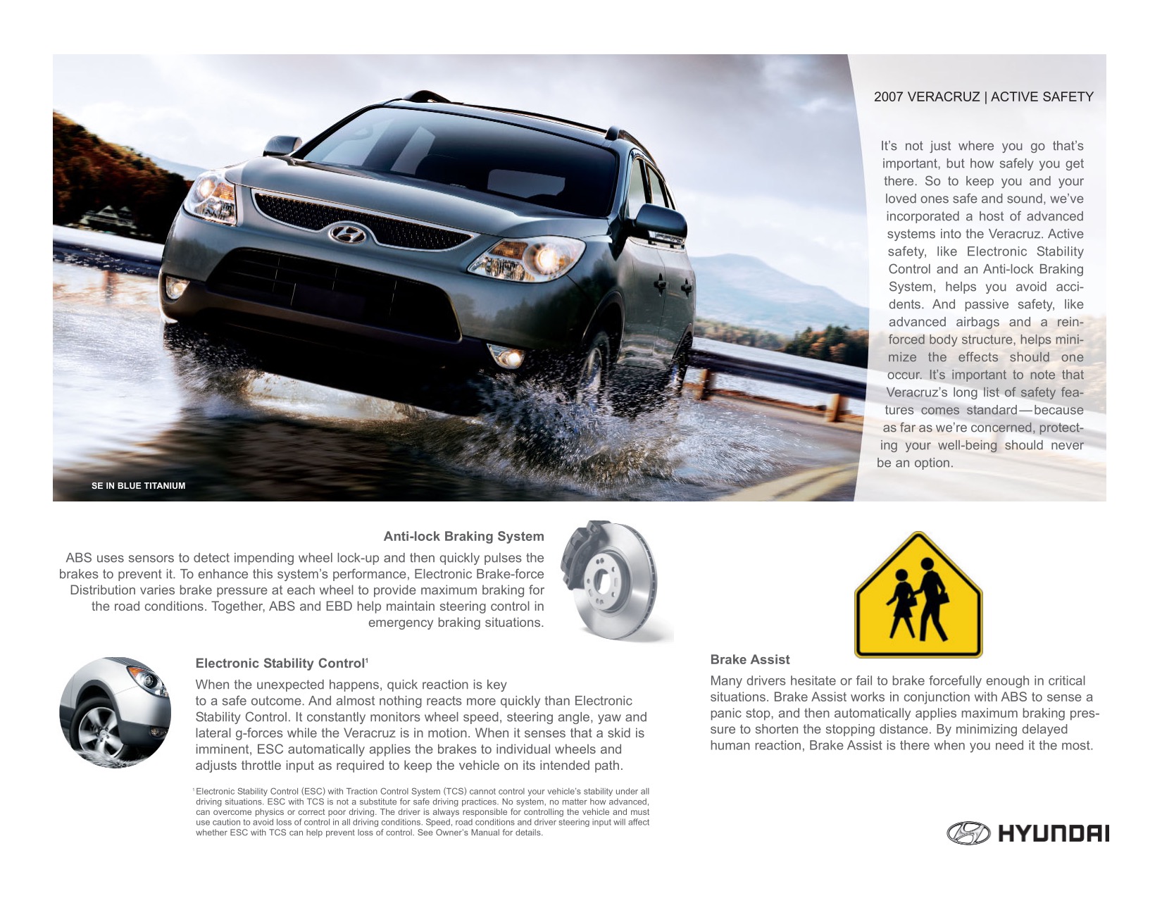 2007 Hyundai Veracruz Brochure Page 4